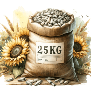 solsikkekjerner 25 kg