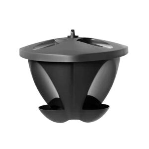 Birdie Bird Bird Feeder - Svart 4 liter